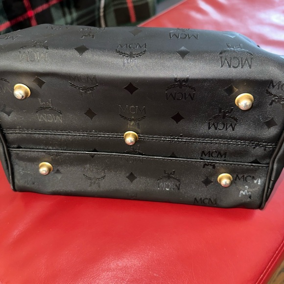 🔥Pre-loved MCM Visetos Nylon Boston Bag - Picture 3 of 6